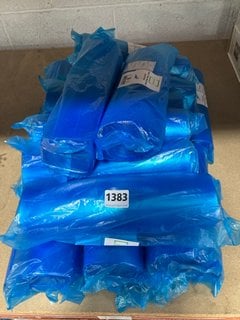 QTY OF 100 X 21" BLUE RECYCLABLE PIPING BAGS: LOCATION - BR19