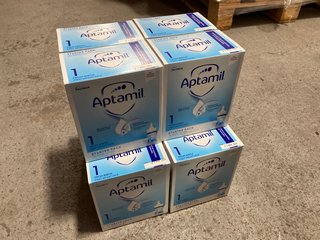 10 X BOXES OF APTAMIL FROM BIRTH STARTER PACK FIRST INFANT MILK - BBE 21/11/24: LOCATION - BR19