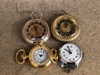 A COLLECTION OF PENDANT WATCHES: LOCATION - BR22