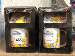 6 X DISNEY SNOW WHITE AND THE SEVEN DWARFS MUG GIFT SETS: LOCATION - BR20