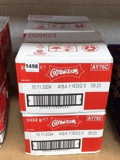 4 X BOXES OF CELEBRATION CHOCOLATES - BBE 10/11/24: LOCATION - B20