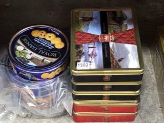 QTY OF ASSORTED BISCUITS TO INCLUDE ROYAL DANSK DANISH BUTTER COOKIES BBE 10/12/2025: LOCATION - B20