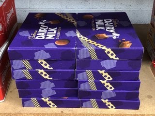 13 X BOXES OF CADBURY DAIRY MILK COLLECTION CHOCOLATES - BBE 21/10/24: LOCATION - B21