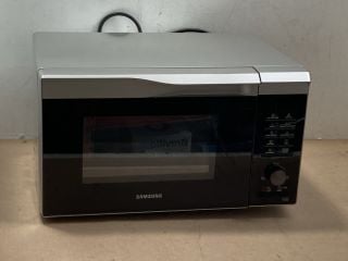 SAMSUNG COMBINATION MICROWAVE IN SILVER AND BLACK : MODEL MC28M6075CS: LOCATION - AR18