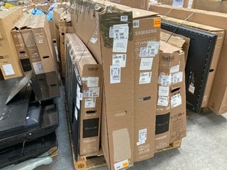 PALLET OF ASSORTED TV'S - SPARES & REPAIRS (PCB BOARD REMOVED) TO INCLUDE SAMSUNG 75 INCH CRYSTAL UHD DU7100 SMART TV: LOCATION - B6 (KERBSIDE PALLET DELIVERY)