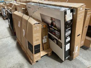 PALLET OF ASSORTED TV'S - SPARES & REPAIRS (PCB BOARD REMOVED) TO INCLUDE LG 55 INCH OLED EVO GALLERY EDITION SMART TV: LOCATION - B6 (KERBSIDE PALLET DELIVERY)