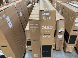 PALLET OF ASSORTED TV'S - SPARES & REPAIRS (PCB BOARD REMOVED) TO INCLUDE SAMSUNG 65 INCH CRYSTAL UHD DU7100 SMART TV: LOCATION - B6 (KERBSIDE PALLET DELIVERY)