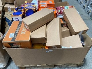 PALLET OF ASSORTED CONSUMABLES TO INCLUDE QTY OF MCVITIES THE ORIGINAL JAFFA CAKES GRAB & GO PACKS - BBE: 05.10.2024: LOCATION - B8 (KERBSIDE PALLET DELIVERY)