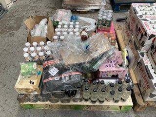 PALLET OF ASSORTED DRINKS TO INCLUDE DASH MIXED PACK OF INFUSED SPARKLING WATER (BBE: 04.25): LOCATION - A3 (KERBSIDE PALLET DELIVERY)