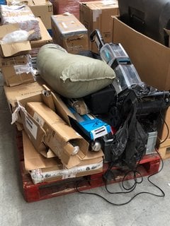 PALLET OF ASSORTED ITEMS TO INCLUDE OX SPEEDSKIM, 40M STATIC WINDOW STRIPES & VAX PLATINUM SMART WASH CARPET CLEANER: LOCATION - A1 (KERBSIDE PALLET DELIVERY)