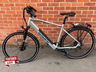 (COLLECTION ONLY) F.LLI SCHIANO E-WAVE 28 INCH ELECTRIC BIKE IN GREY/BLUE/BLACK - RRP £949: LOCATION - A1