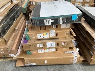 PALLET OF ASSORTED TVS - SPARES & REPAIRS - (PCB BOARDS REMOVED) TO INCLUDE MODELS TOSHIBA 50QV2363DB & HISENSE 50E77KQTUK: LOCATION - B9 (KERBSIDE PALLET DELIVERY)