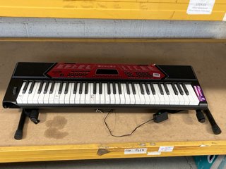 ROCK JAM RJ6170 61 KEY KEYBOARD PIANO WITH STAND - RRP £102.99: LOCATION - BR3