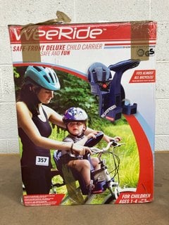 WEERIDE SAFE FRONT DELUXE CHILD CARRIER: LOCATION - BR9