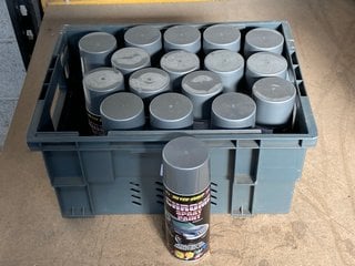 (COLLECTION ONLY) QTY OF SILVER HOOK CHROME SPRAY PAINT: LOCATION - BR12