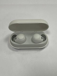 SONY WF-C700N TRUE WIRELESS NOISE CANCELLING WIRELESS EAR BUDS (ORIGINAL RRP - £89.99) IN WHITE: MODEL NO YY2968 (WITH WIRELESS CHARGING CASE) [JPTM124877]