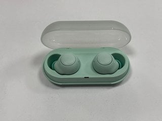 SONY WF-C500 WIRELESS EAR BUDS (ORIGINAL RRP - £39) IN GREEN: MODEL NO YY2952 (WITH WIRELESS CHARGING CASE) [JPTM124879]