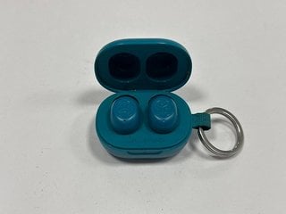 JLAB AUDIO JBUDS MINI WIRELESS EAR BUDS IN BLUE. (WITH WIRELESS CHARGING CASE) [JPTM124893]