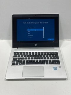 HP PROBOOK 430 G6 256 GB LAPTOP IN SILVER: MODEL NO 5PP49EA#ABU (WITH CHARGING CABLE). INTEL CORE I5-8265U @ 1.60GHZ, 8 GB RAM, 13.3" SCREEN, INTEL UHD GRAPHICS 620 [JPTM125118]