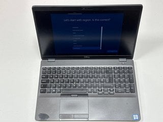 DELL LATITUDE 5500 256 GB LAPTOP IN BLACK: MODEL NO P80F (UNIT ONLY). INTEL CORE I5-8365U @ 1.60GHZ, 8 GB RAM, 15.6" SCREEN, MICROSOFT BASIC DISPLAY ADAPTER [JPTM125093]