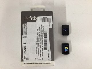 2X FITBIT CHARGE 5 HEALTH & FITNESS TRACKERS IN GRAPHITE STAINLESS STEEL CASE & BLACK BAND. (WITH CHARGER CABLES & STRAPS) [JPTM125025]