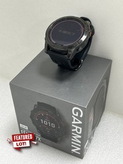 GARMIN FENIX 7X SOLAR EDITION SMARTWATCH IN SLATE GREY WITH BLACK BAND: MODEL NO A04112 (WITH BOX & ALL ACCESSORIES) [JPTM124958]