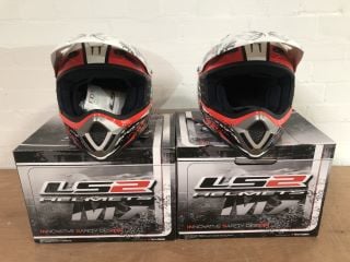 2X MX426 JUNIOR DREAM MAKER HELMET GLOSS WHITE SIZE SMALL