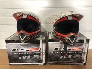 2X MX426 JUNIOR DREAM MAKER HELMET GLOSS WHITE SIZE SMALL