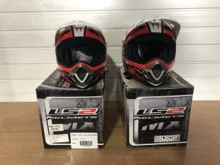 2X MX426 JUNIOR DREAM MAKER HELMET GLOSS WHITE SIZE SMALL