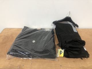 G-MAC URBAN ARMOUR BLACK PILOT RIDING TROUSERS (SIZE XXL) AND AKITO BLACK RAINBOW PLUS RIDING TROUSERS (SIZE XXL)