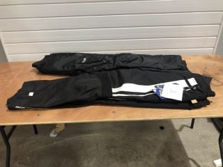 FRANK THOMAS BLACK TROUSERS WHITE DECAL SIZE (SIZE XXL) AND BUFFALO NRG BLACK (SIZE XXL)