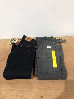 DRAGGIN JEANS LADIES SIZE 10 MOTORCYCLE JEANS AND DRAGGIN TWISTA LADIES SIZE 10 MOTORCYCLE JEANS