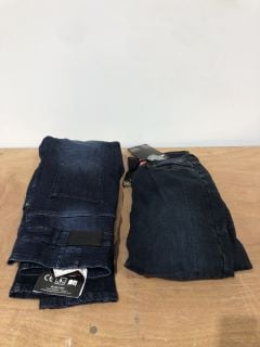 WEISE TUNDRA LADIES JEANS BLUE SIZE 12 AND WEISE  DM # 42 DENIM STRETCH HIGH WAISTED SIZE 12