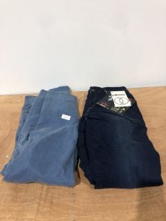 WEISE #42 DENIM  LADIES HIGH WAISTED JEANS IN SIZE 12 AND BULL-IT BLUE LADIES JEANS SIZE 12R