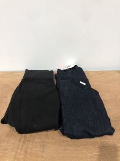 WEISE LADIES AURORA BLUE LEGGINS (SIZE 14) AND WEISE PULSE LEGGINGS  (SIZE 14)