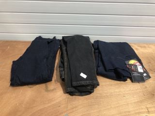 WEISE TUNDRA BLACK JEANS SIZE 20 TO INCLUDE AURORA LEGGINGS BLUE SIZE 20 AND WEISE 20 BOSTON JEANS BLUE LADIES SIZE 20