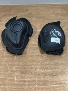 FOUR SMALL PLAIN BLACK PROTECTION PADS (TWO BRANDED FURYGAN)