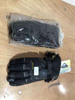 G MAC PILOT GLOVE PAIR SOFT BLACK X2