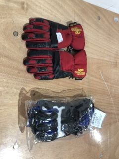 G MAC PILOT GLOVE PAIR SOFT BLACK X2