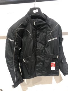 DUCHINNI BLACK RIDING JACKET (SIZE 42-M)