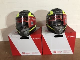 2X L52 HELMETS FF390 BREAKER SPLIT SIZE EXTRA EXTRA SMALL (MATT TITANIUM YELLOW)