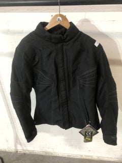 PANDORA X IXON BLACK WITH GREY ACCENTS MOTORCYCLE JACKET (SIZE UK 16/XL)