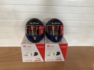 X2 L52 HELMET FF 397 VECTOR FT2 SIGN  SIZE EXTRA SMALL (MATT BLACK AND BLUE)