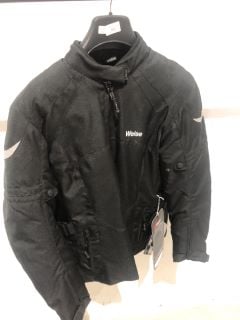 RM JACKET WAXED MATT CHAIRY BLACK JACKET (SIZE L)