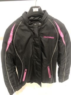 DUCHINNI VIENNA JACKET BLACK CANDY PINK (SIZE XL-16)