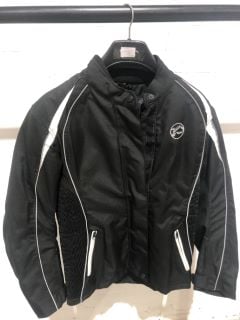 BUFFALO RIDING JACKET BLACK GREY (SIZE 4XL-22)