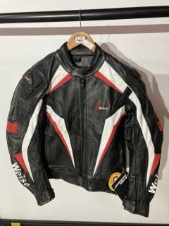 WEISE JACKET ASCARI BLACK RED WITH WHITE (SIZE 42)