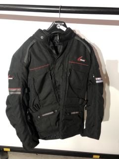 WEISE RIDING JACKET BLACK RED ACCENT (SIZE L-44)