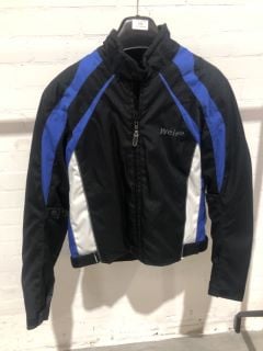 WEISE METEOR RIDING JACKET BLUE WHITE BLACK (SIZE S)