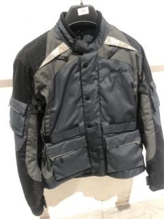 WEISE RIDING JACKET DARK BLUE BLACK AND GREY (SIZE S)